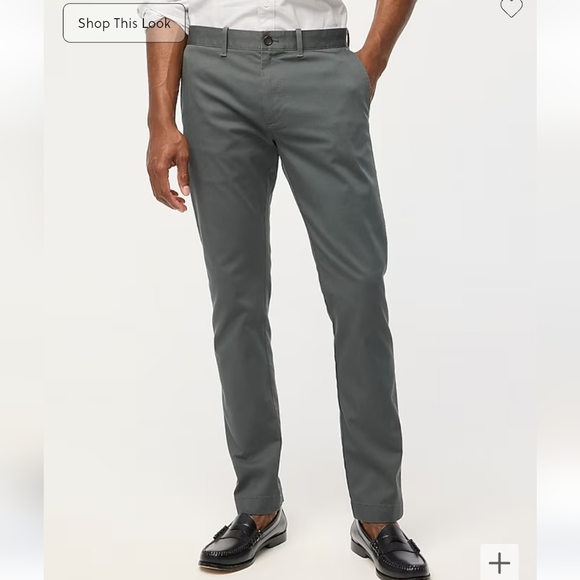 NWT J. Crew Flex Driggs Green Chino Pants Men's size 33 - Picture 12 of 13